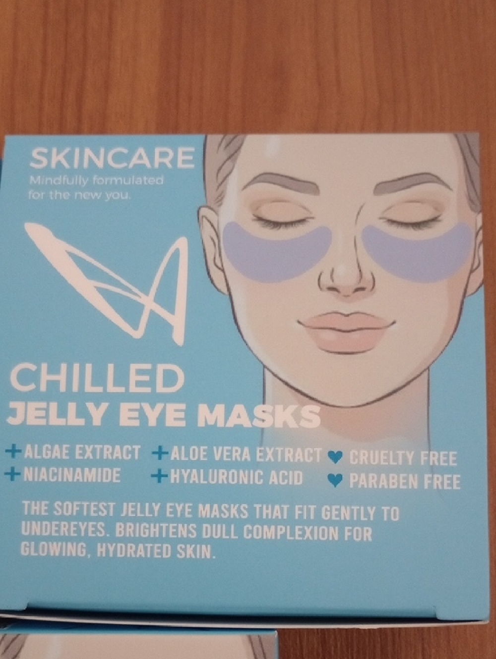 New SKINCARE Chilled Jelly Eye Masks - Blue Hydrating Under-Eye Patch